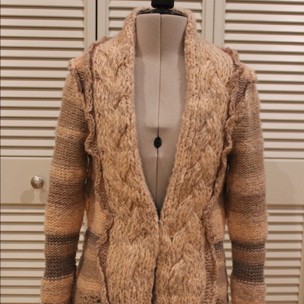 Free People chunky sweater cardigan